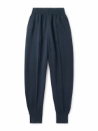 Loro Piana - Tapered Cotton-Jersey Sweatpants - Blue