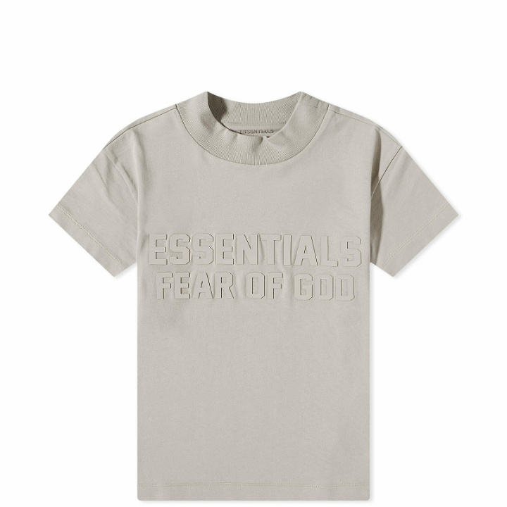 Photo: Fear of God ESSENTIALS Kids Crew Neck T-Shirt in Seal