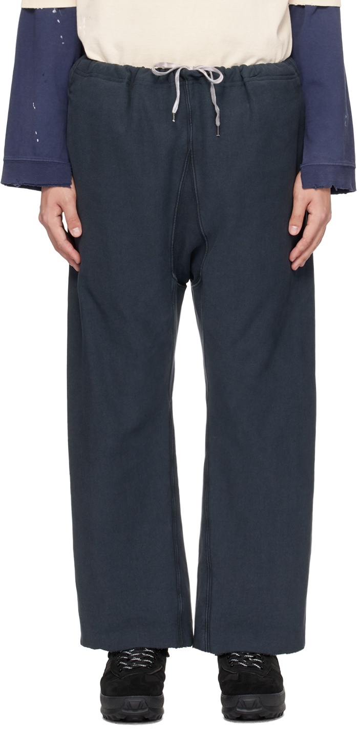 Maison Margiela Black Raw Edge Sweatpants
