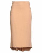 Ermanno Scervino Womens Midi skirt Camel