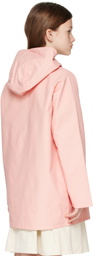 Burberry Kids Pink Check Cotton Reversible Jacket