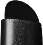 Saint Laurent - Studded Leather Slides - Black