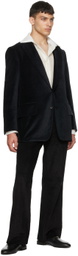 Factor's Navy Linen Blazer