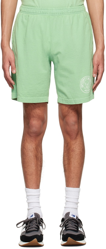 Photo: Sporty & Rich Green Monaco Shorts