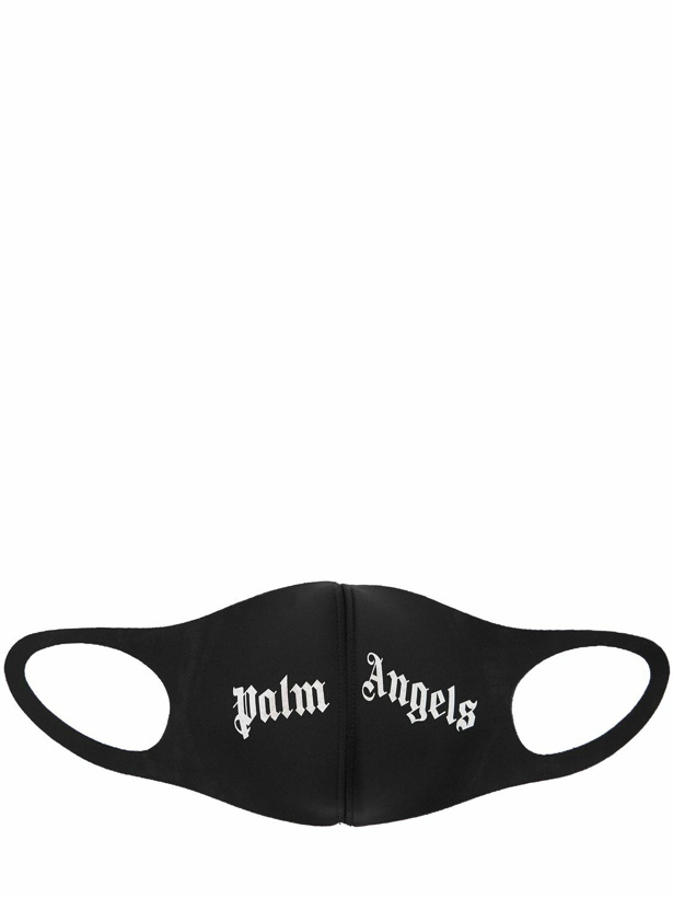 Photo: PALM ANGELS - Logo Print Tech Mask