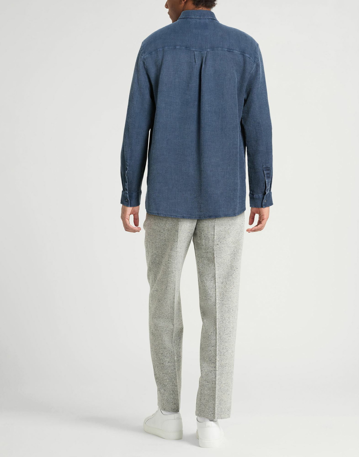 Crossley Mens Shirt in Navy