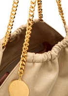 Stella Mccartney Falabella Drawstring Faux Suede Tote - Cream - One Size