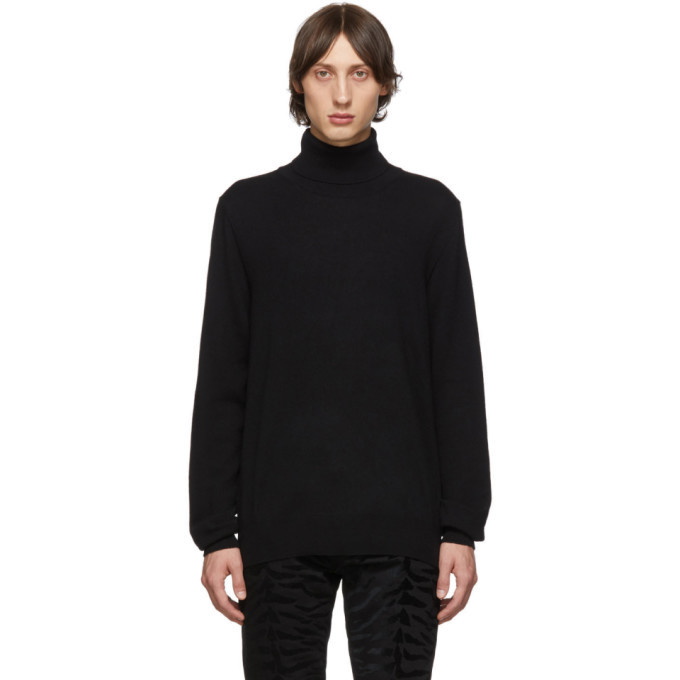 Photo: Maison Margiela Black Elbow Patch Turtleneck