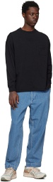 Nanamica Black Pocket Long Sleeve T-Shirt