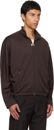 Courrèges Brown Interlock Tracksuit Jacket