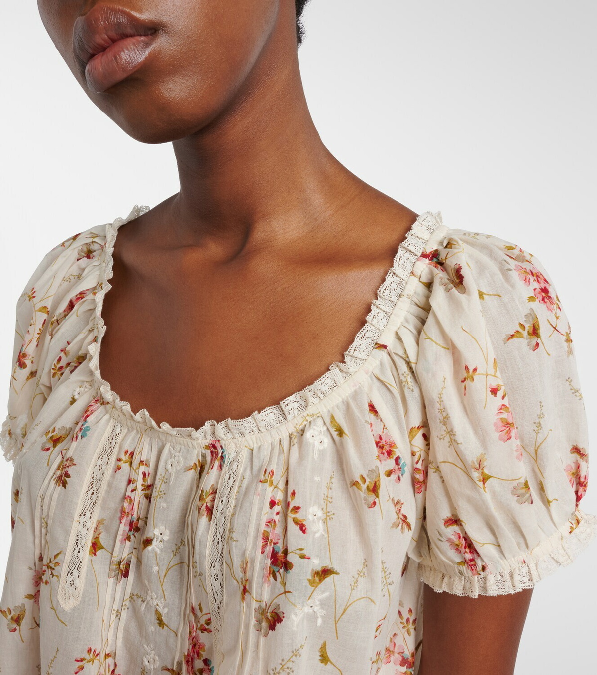 Dôen Frederica floral cotton top