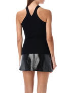 Courrèges Criss Cross Rib Tank Top