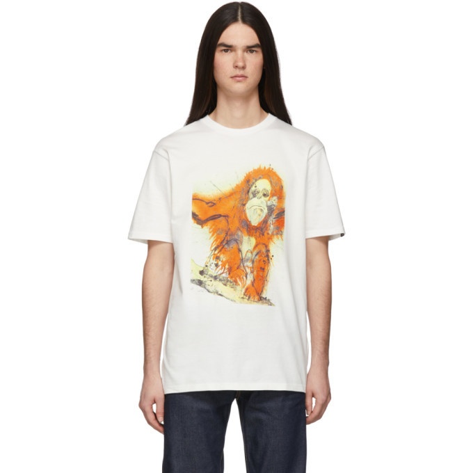 Photo: Vans White Ralph Steadman Edition Orangutan T-Shirt