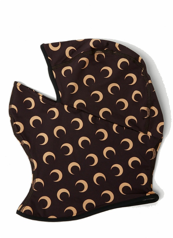 Photo: All-Over Crescent Moon Balaclava in Brown