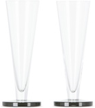 Tom Dixon Black Puck Flute Glasses Set