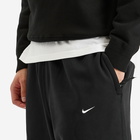 Nike Men's Swoosh Fleece Pant in Black/White