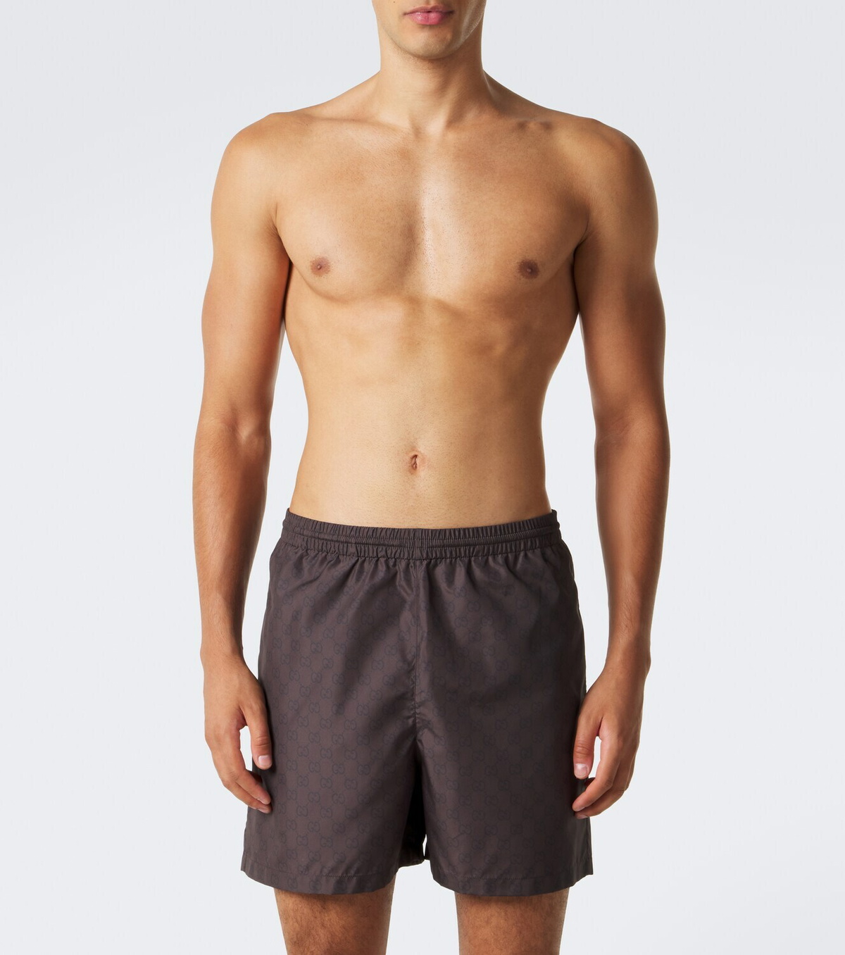 Gucci GG poplin swim trunks