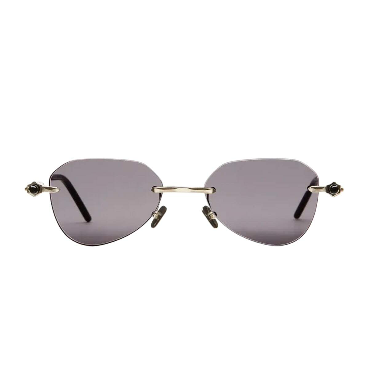 Kuboraum Maske P61 Lg Bb Light Gold/ Black Sunglasses