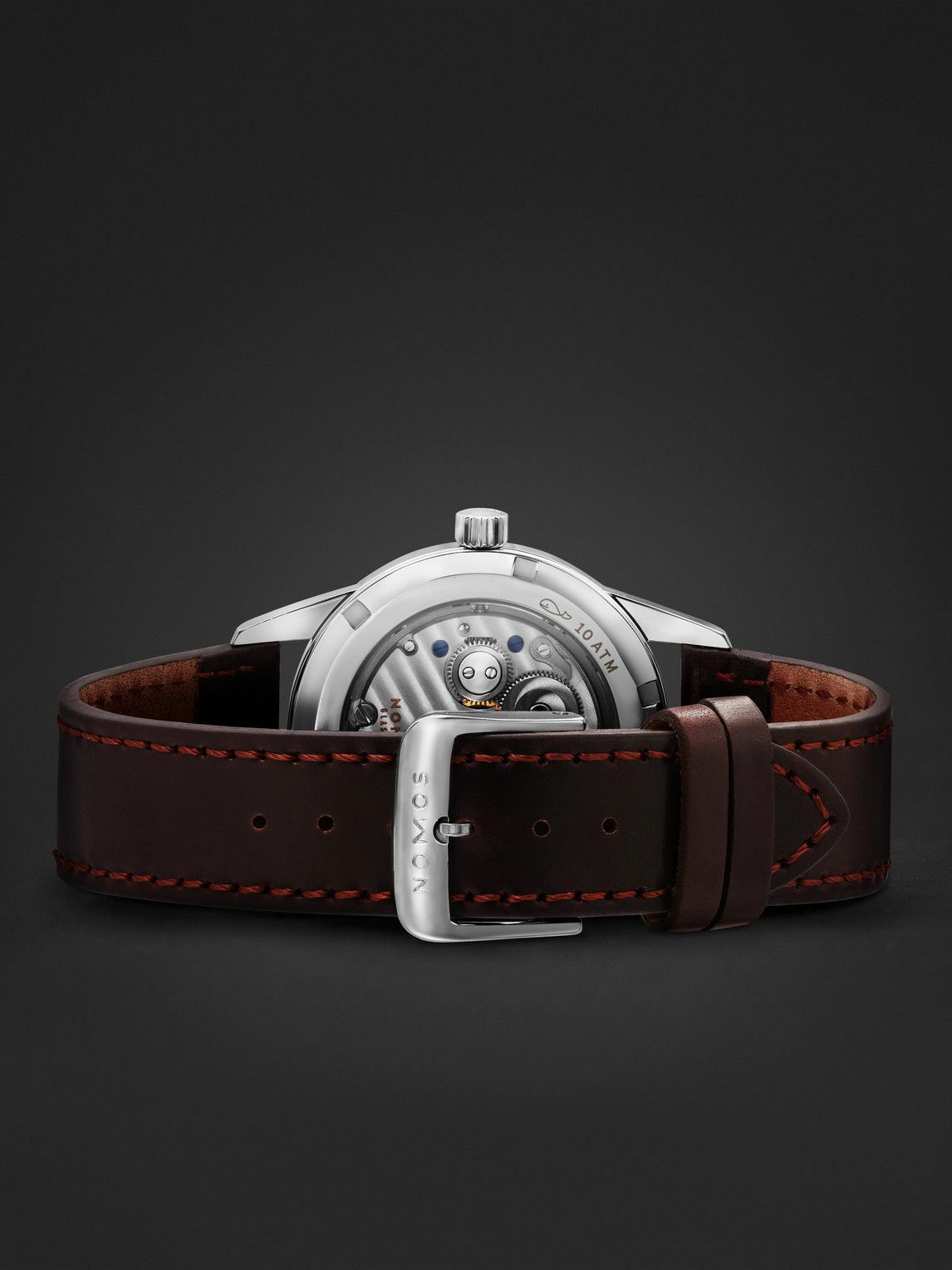 NOMOS Glashütte - Club Automatic 36mm Stainless Steel and Leather Watch, Ref. No. 703.1