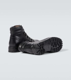Manolo Blahnik Janka leather lace-up boots