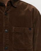 Edwin Ander Shirt Ls Brown - Mens - Longsleeves