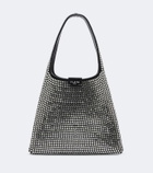 Alaïa Mini studded suede top-handle bag
