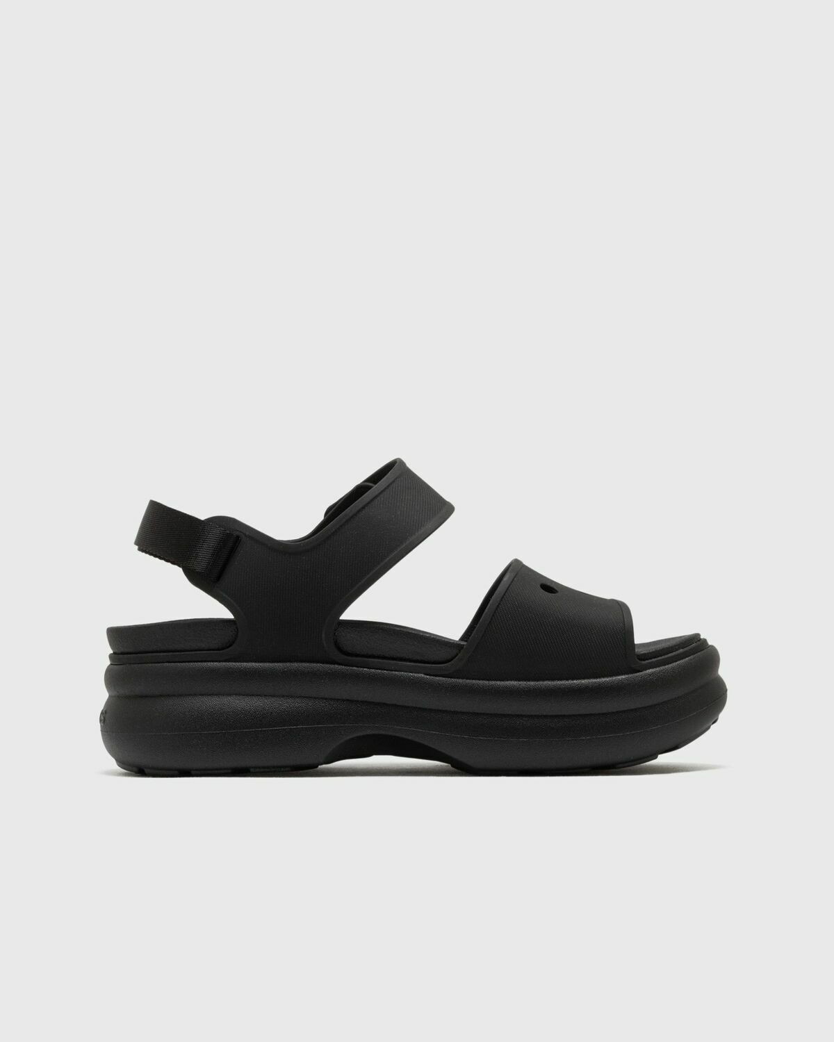 Crocs Soho Y Strap Sandal Black Womens Sandals & Slide