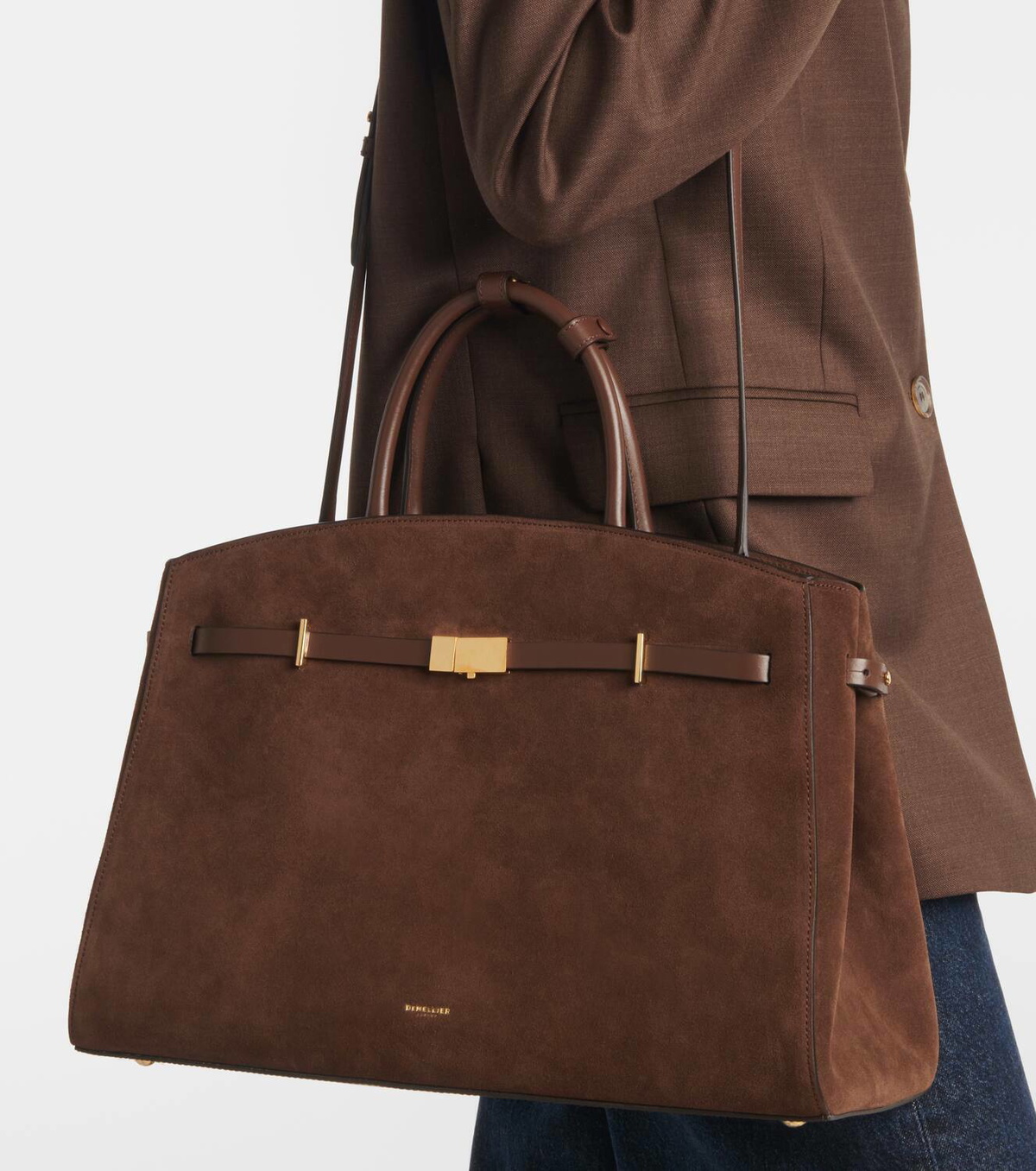 DeMellier Hudson Small suede tote bag DeMellier