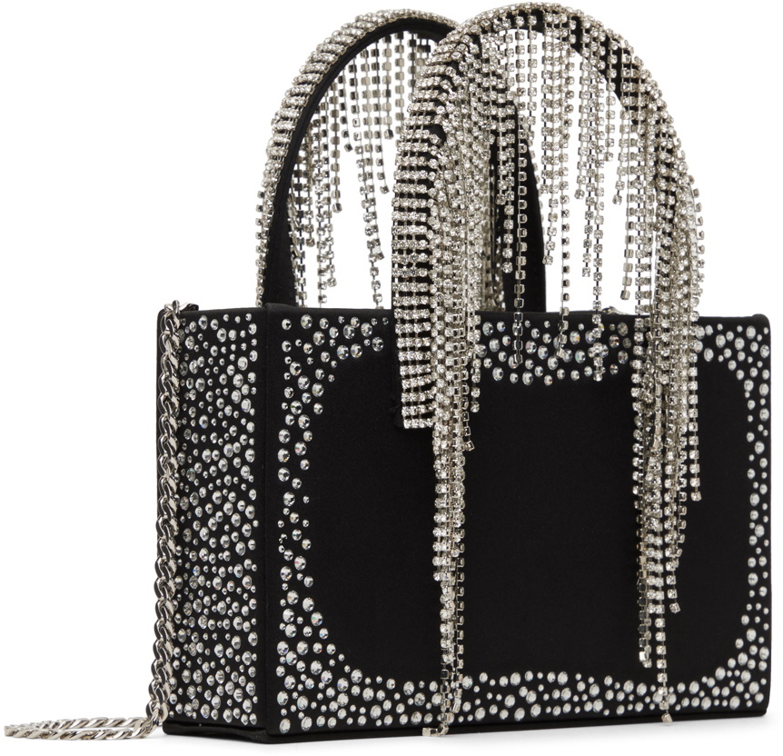 KARA MIDI FRINGE Crystal Tassel Bag