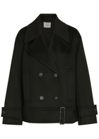 Joseph Weston Wool and Cashmere-blend Trench Jacket Black