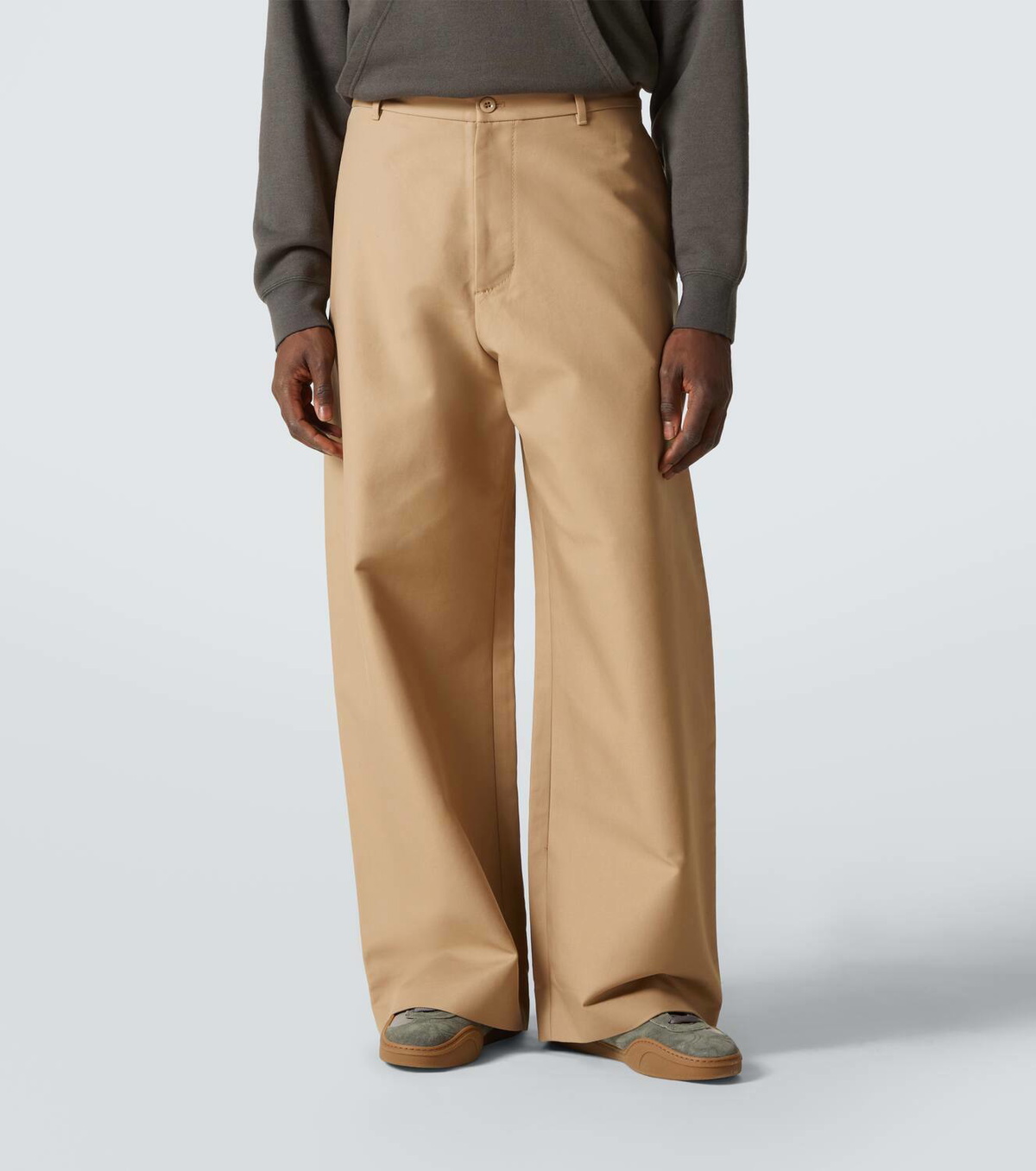 Acne Studios Cotton twill wide-leg pants Acne Studios