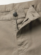 CANALI - Slim-Fit Stretch-Cotton Twill Chinos - Brown