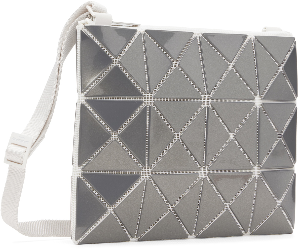 BAO BAO ISSEY MIYAKE Gray Lucent Metallic Bag