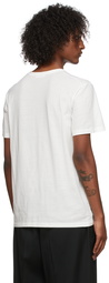 Jil Sander Off-White Short Sleeve T-Shirt