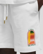 Casablanca Gradient Arch Logo Sweatshort White - Mens - Sport & Team Shorts
