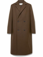 The Row - Charles Double-Breasted Virgin Wool-Blend Felt Coat - Brown