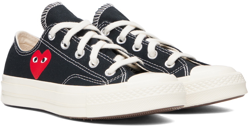 COMME des GARÇONS PLAY Black Converse Edition Chuck 70 CDG OX Sneakers