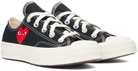 COMME des GARÇONS PLAY Black Converse Edition Chuck 70 CDG OX Sneakers