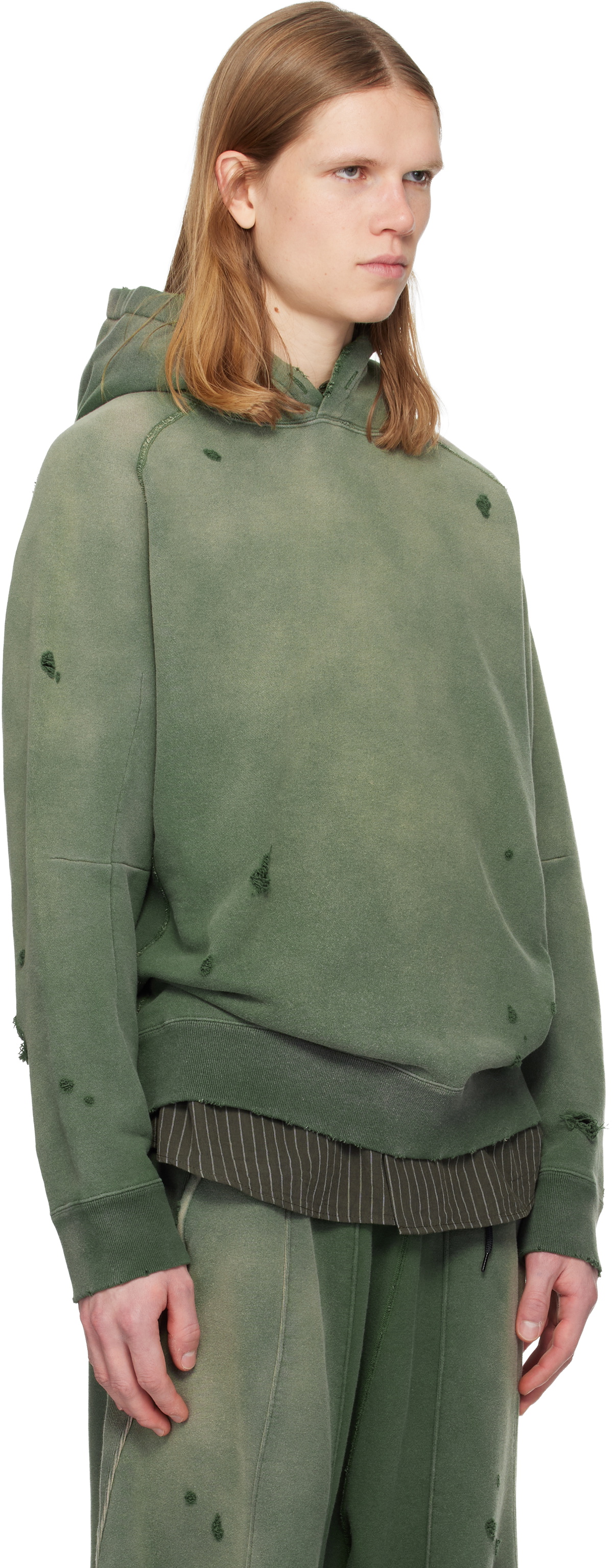 NEEDLES Green Darts Sweat Hoodie