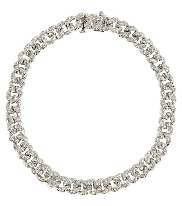 Photo: Shay Jewelry Mini 18kt white gold bracelet with diamonds