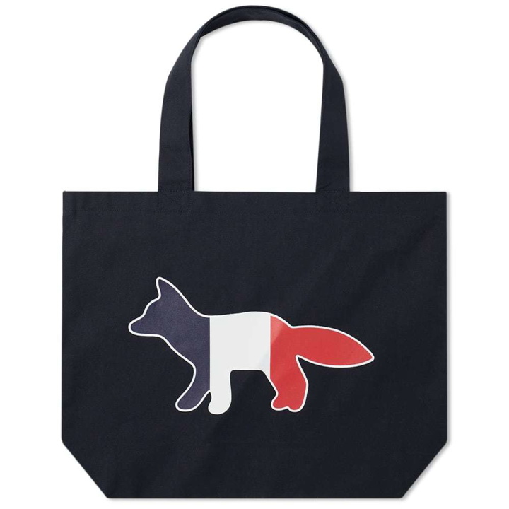 Photo: Maison Kitsune Tricolor Fox Tote Bag