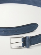 Anderson's - 4cm Nubuck Belt - Blue