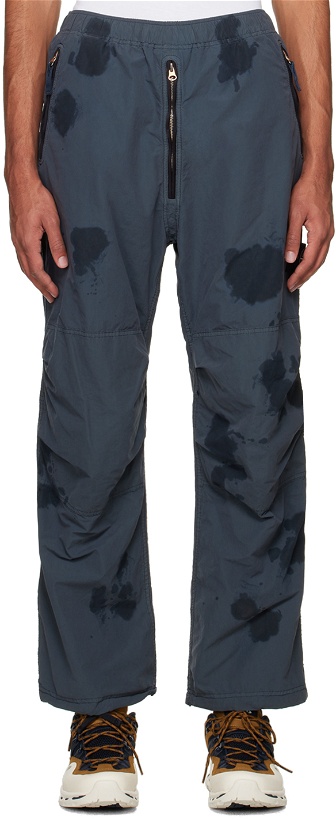 Photo: Stone Island Gray Hand Coloring Trousers
