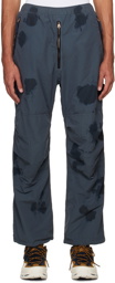 Stone Island Gray Hand Coloring Trousers