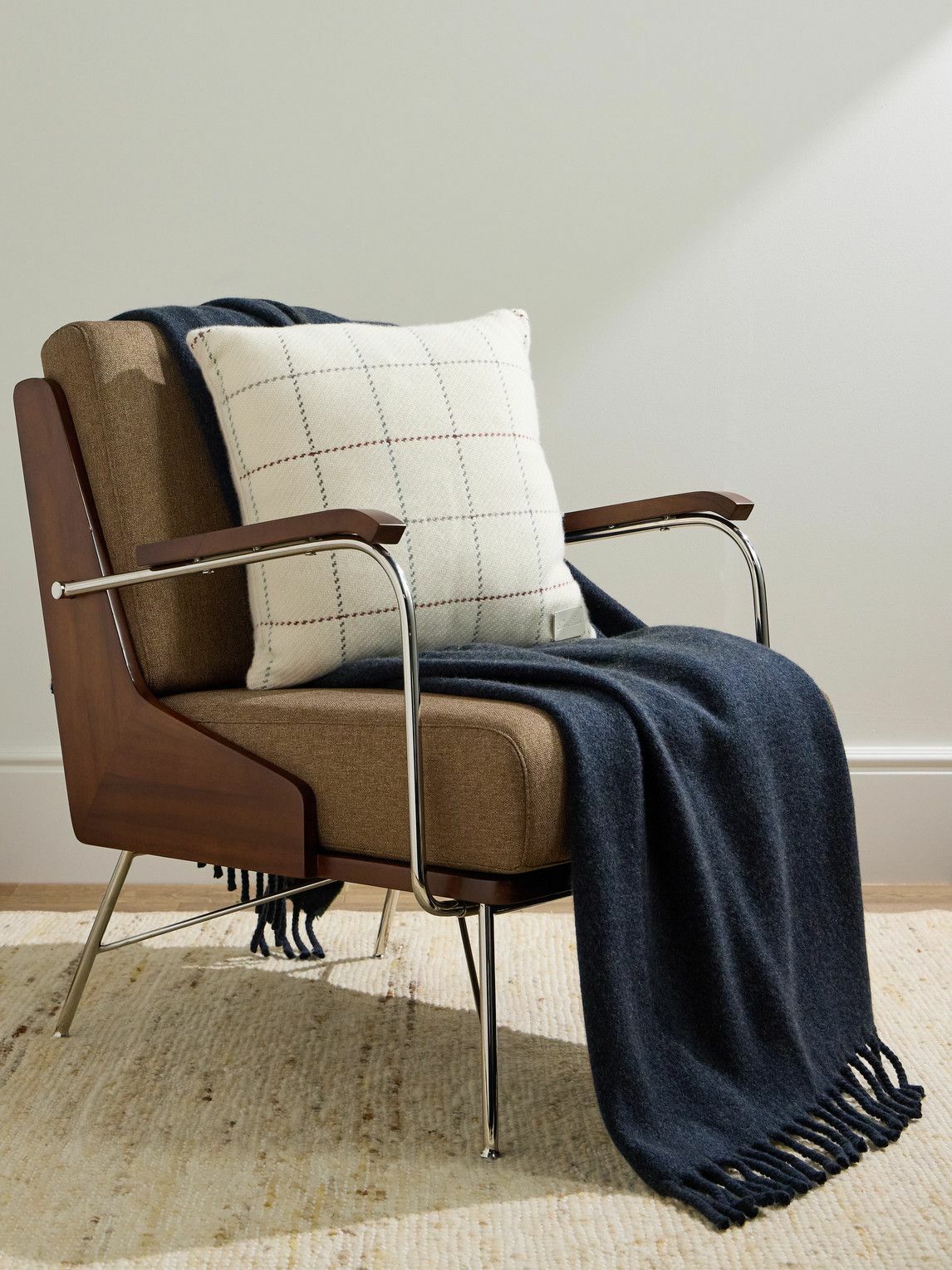 Loro Piana - Fringed Cashmere-Jacquard Throw