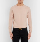 TOM FORD - 3cm Woven Leather Belt - Men - Black