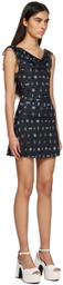 Maisie Wilen Black Volte Minidress