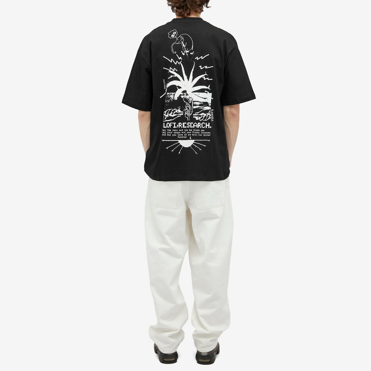 Lo-Fi Men's Good Karma T-Shirt in Black Lo-Fi