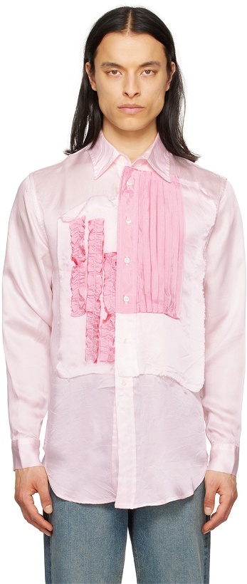 Photo: Edward Cuming Pink Process Collage Shirt