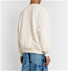 Remi Relief - Printed Loopback Cotton-Blend Jersey Sweatshirt - Neutrals